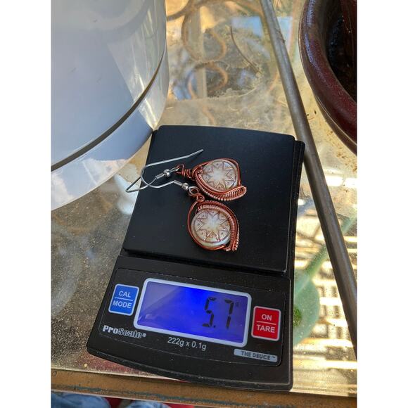 Wire Wrap Jewelry Set, Czech Glass, WireWeavedUniques - Picture 10 of 10